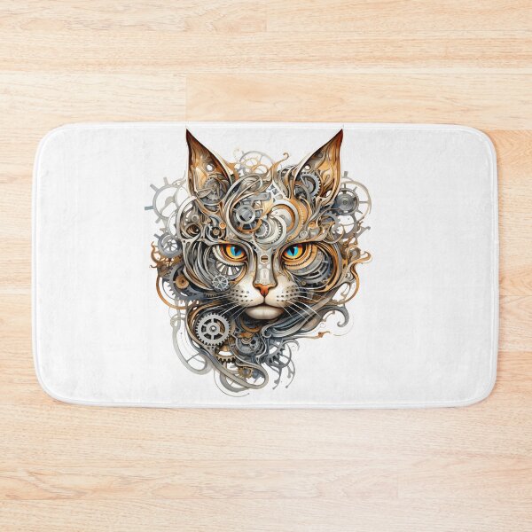 Item preview, Steampunk Cat made of Clockwork Gears designed and sold by SchorlCraft.