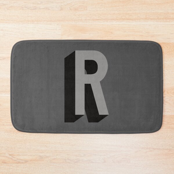 Item preview, Grey and Black R — Film Noir Monogram designed and sold by GoodSequel.