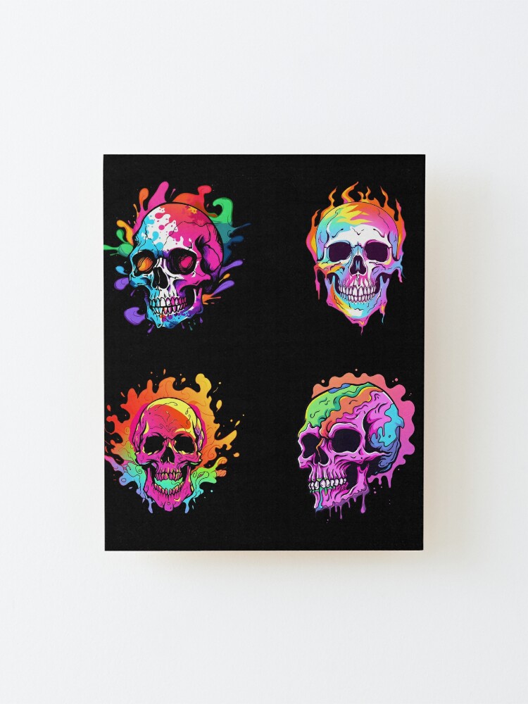 Pack de 2 láminas decorativas - Calaveras