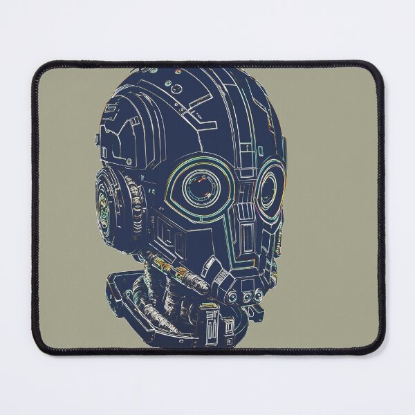 Item preview, Cyberpunk robot head designed and sold by Time4Space.