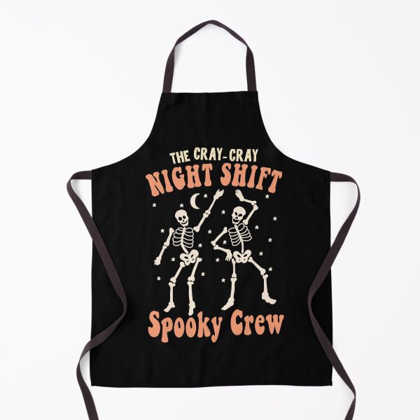 Item preview, Halloween Tee - The Cray-Cray Night Shift Spooky Crew ( Orange Text) designed and sold by TaraGbear.