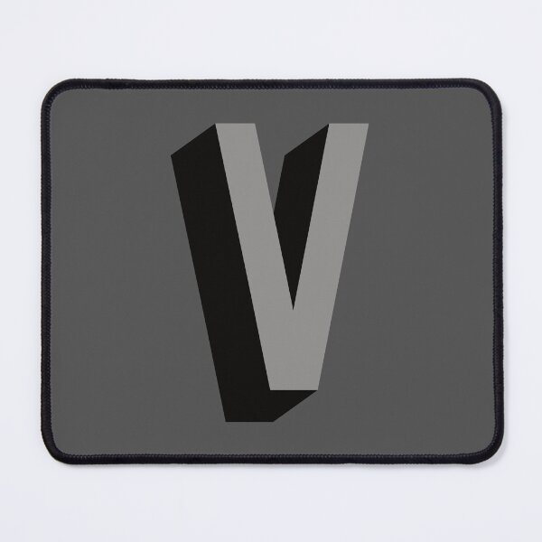 Item preview, Grey and Black V — Film Noir Monogram designed and sold by GoodSequel.