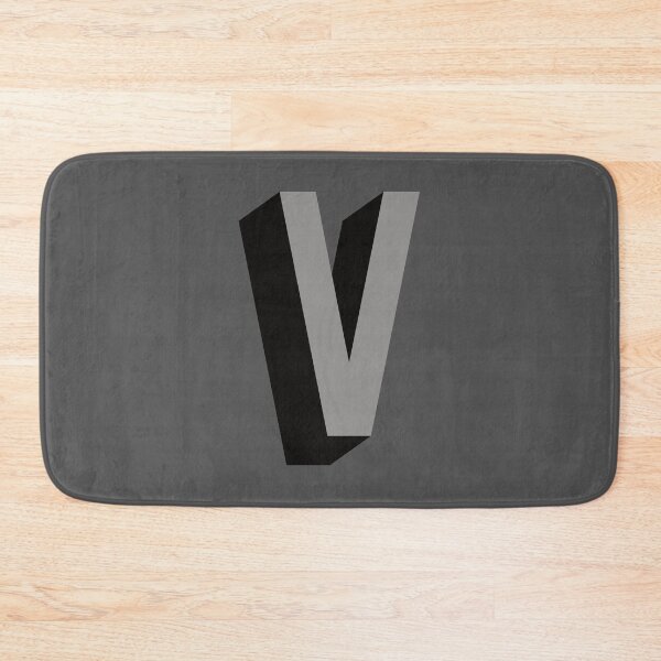 Item preview, Grey and Black V — Film Noir Monogram designed and sold by GoodSequel.