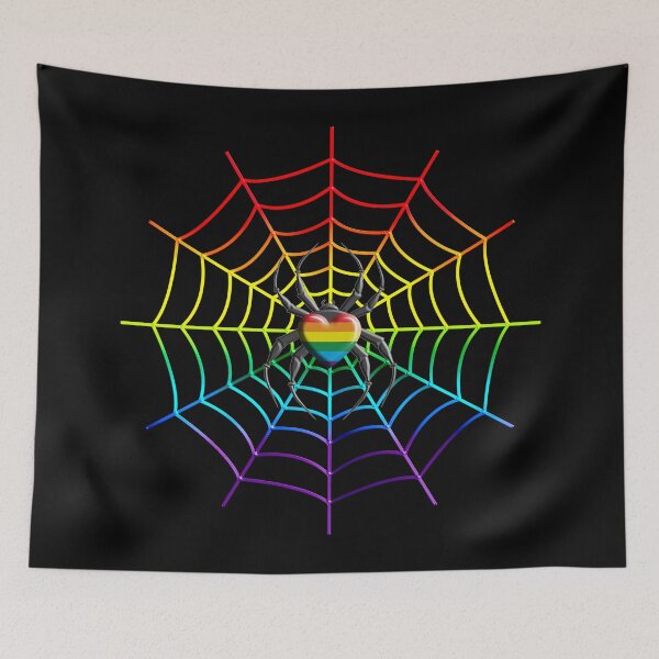 Item preview, Heartspider Rainbow with Web designed and sold by TheirChoice.