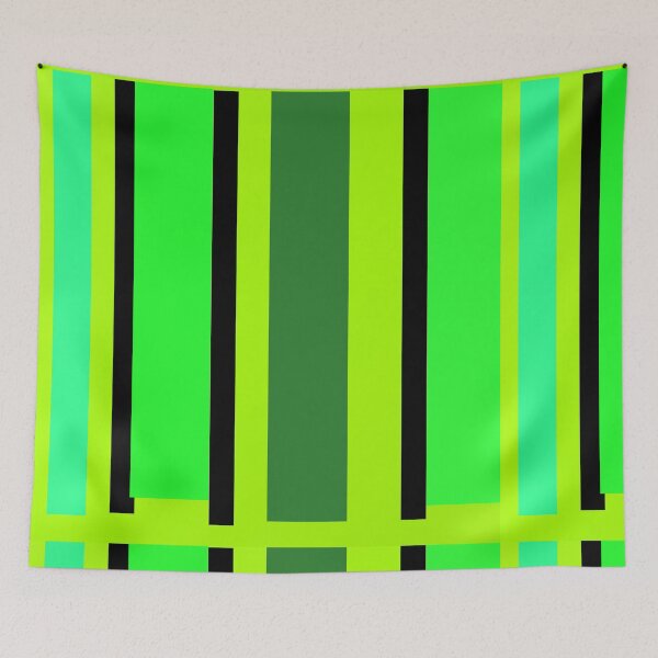 Item preview, Neon Lime Green Stripes designed and sold by silviasunflower.
