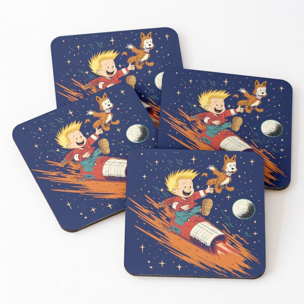 Item preview, Calvin and Hobbes Space Adventure - Retro Style Comic designed and sold by MiniMosaic.