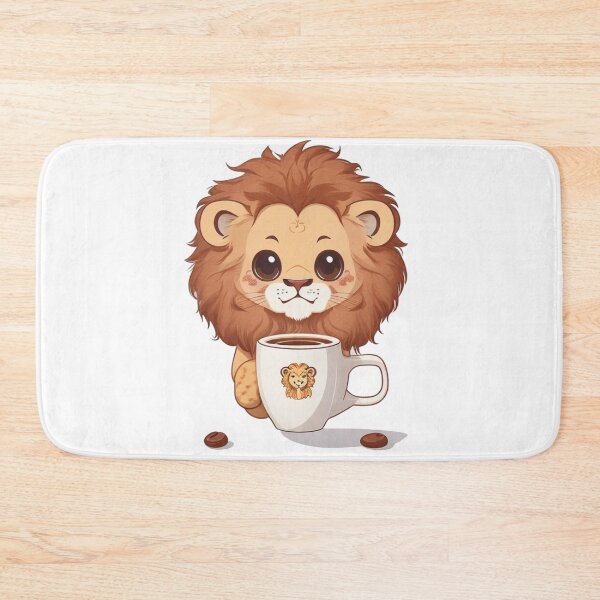 Item preview, Cute lion with coffee designed and sold by Majkel & Majkel.