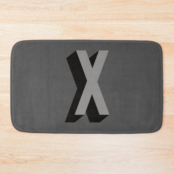 Item preview, Grey and Black X — Film Noir Monogram designed and sold by GoodSequel.
