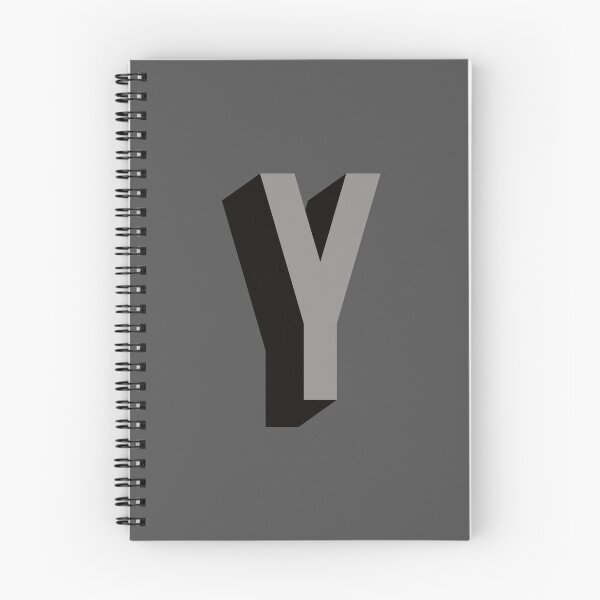 Item preview, Grey and Black Y — Film Noir Monogram designed and sold by GoodSequel.