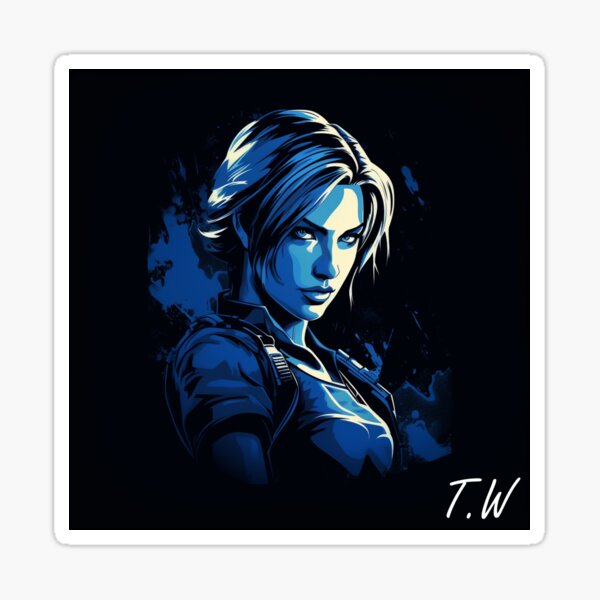 Jill Valentine Resident Evil 3 Remake A6 Postcard Art 