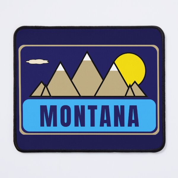 Item preview, 406: Montana (patch style with mountains) designed and sold by Gilby-Designs.