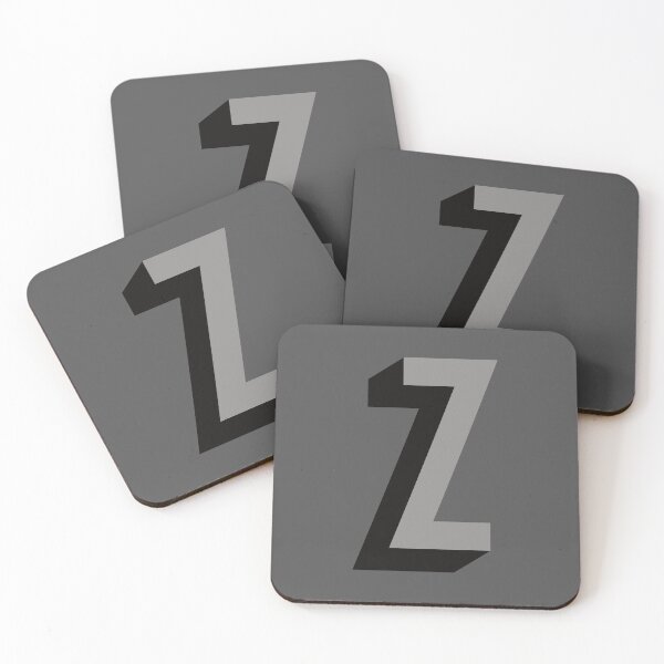 Item preview, Grey and Black Z — Film Noir Monogram designed and sold by GoodSequel.