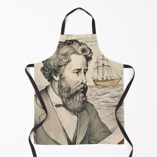 Item preview, Herman Melville author designed and sold by ComicsFactory.