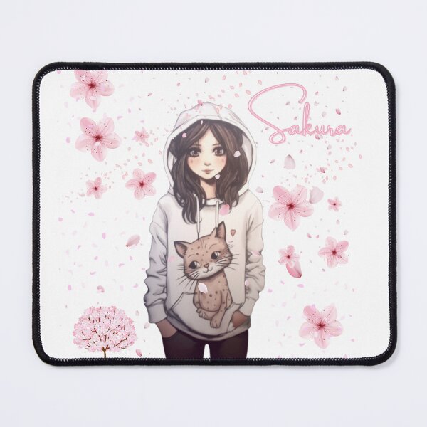 Item preview, Sakura Cat, Tee, Unisex Clothing designed and sold by Terry-Salsa.