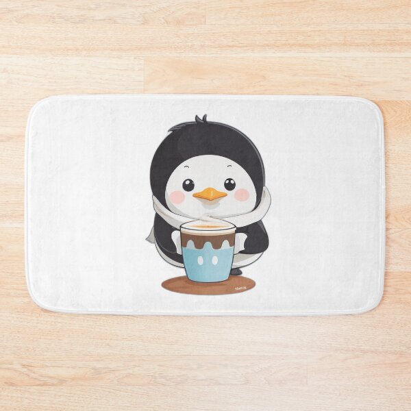 Item preview, Cute penguin with coffee designed and sold by Majkel & Majkel.