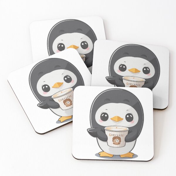 Item preview, Sweet penguin with coffee designed and sold by Majkel & Majkel.