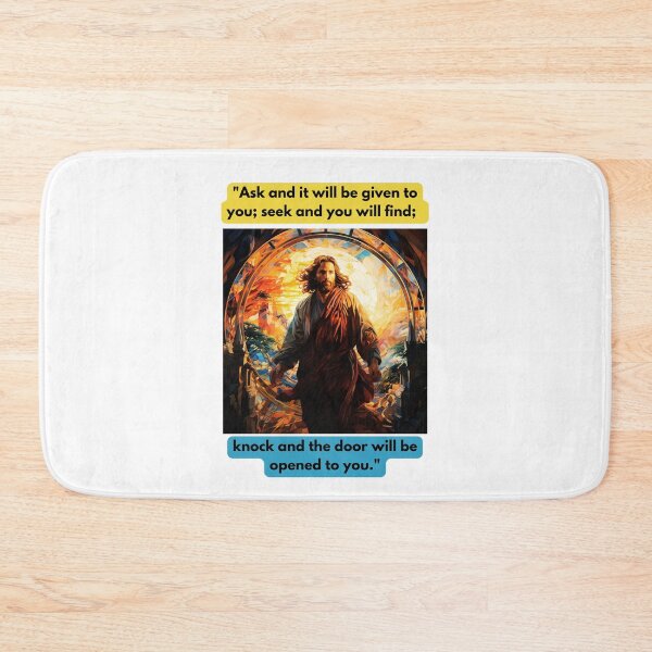 Item preview, "Ask and it will be given to you; seek and you will find; knock and the door will be opened to you." designed and sold by STO1KA.