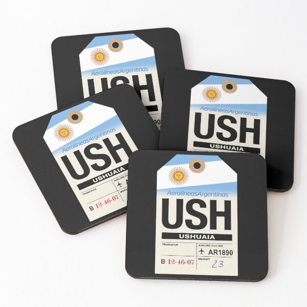 Item preview, Ushuaia (USH) Argentina Airline Luggage Tag 	 designed and sold by hpvtvzlomms18.