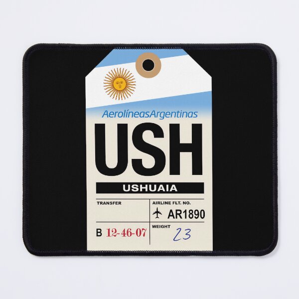 Item preview, Ushuaia (USH) Argentina Airline Luggage Tag designed and sold by hpvtvzlomms18.