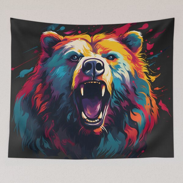 Item preview, Bear Grazer color art designed and sold by ArtFusion-Shop.
