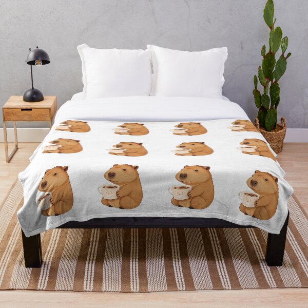 Item preview, Cute capybara with coffee designed and sold by Majkel & Majkel.