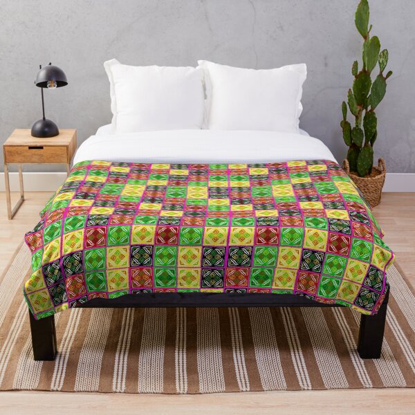 Item preview, Sindhi patchwork pattern - pink designed and sold by elyou-designs.