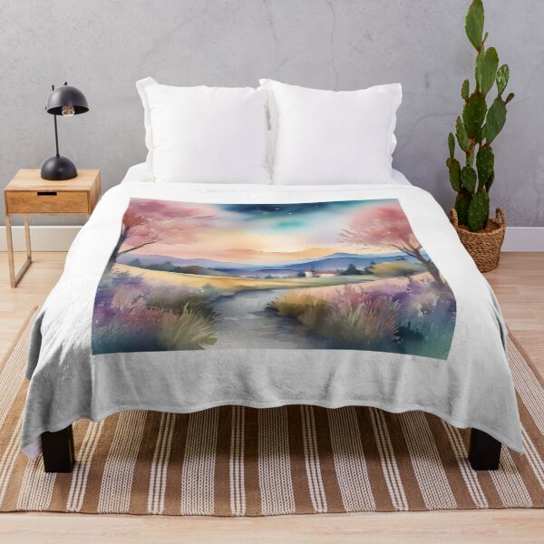Item preview, Dreamy Watercolor Landscapes designed and sold by AbsoluteA.