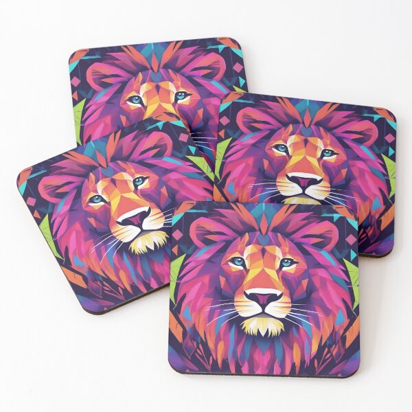 Item preview, Neon Geometric Animals designed and sold by AbsoluteA.