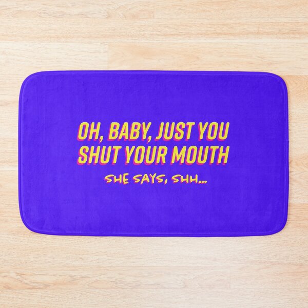 Item preview, Oh Baby Just You Shut Your Mouth 1980s designed and sold by ToadsWorkshop.