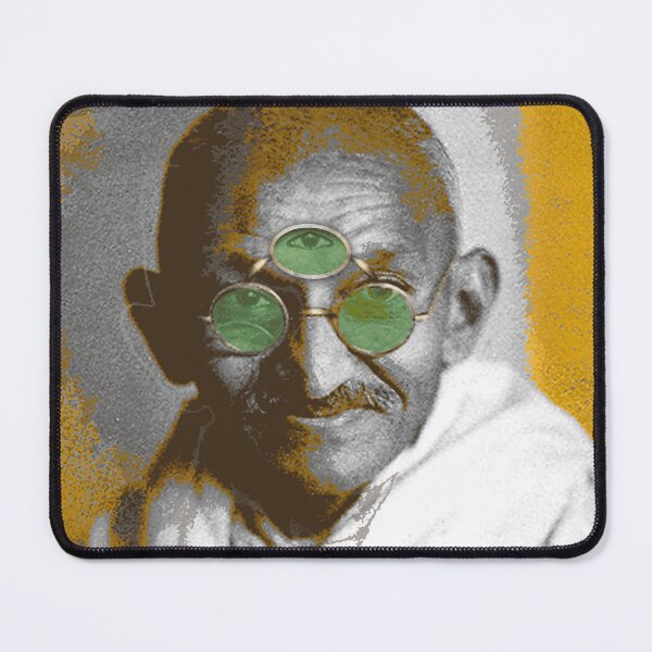 Artikelvorschau,  Mahatma Gandhi Dreiäugige Sonnenbrille entworfen und verkauft von Christopher Hemmens.