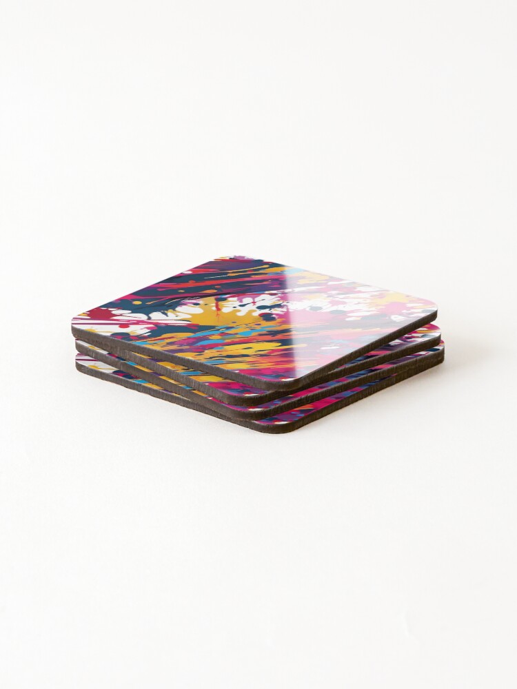 Thumbnail 4 of 5, Coasters (Set of 4), Color Explosion designed and sold by AbsoluteA.