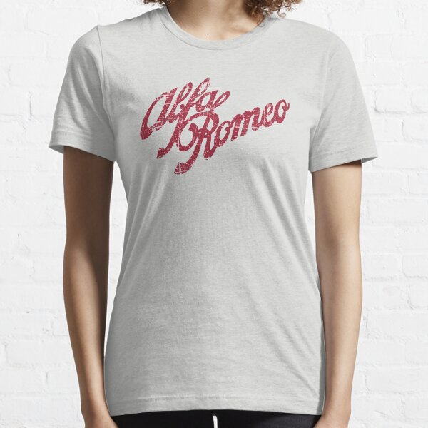 Alfa Romeo Script - Look vieilli classique T-shirt essentiel
