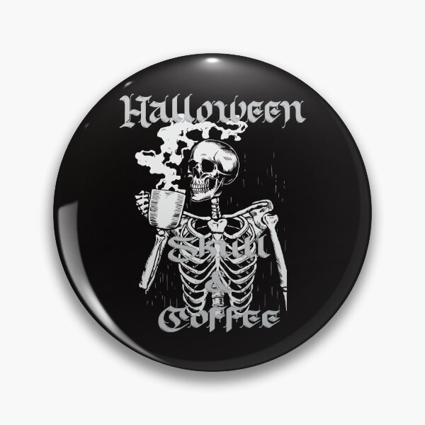 Item preview, Halloween Skull and Coffee sweatshirt, by DAM Creative, designed and sold by DAM Creative ⭐⭐⭐⭐⭐.