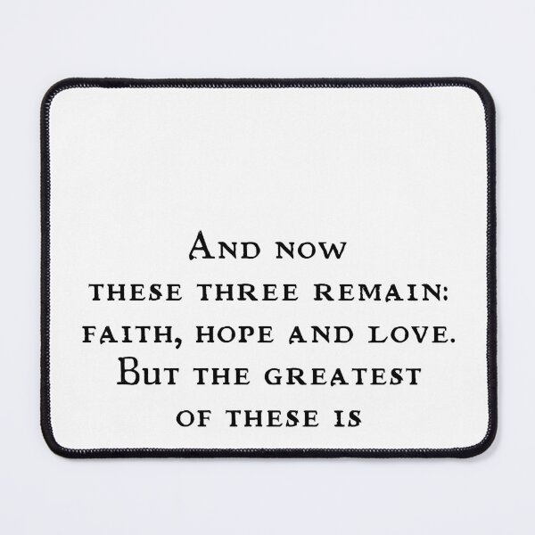 Item preview, Corinthians Faith Hope Love Bible Quote 1 designed and sold by BazaarShoppe.