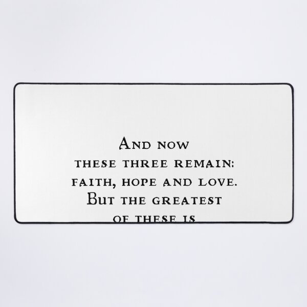 Item preview, Corinthians Faith Hope Love Bible Quote 1 designed and sold by BazaarShoppe.