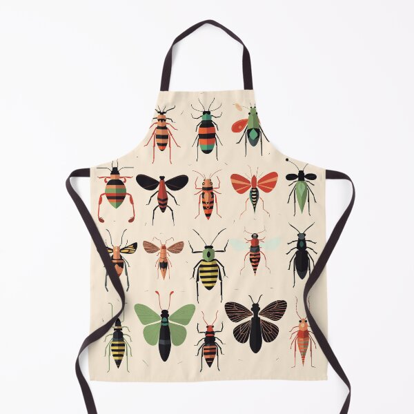 Item preview, insects from the hohenn region, precisionist lines and shapes, designed and sold by MiniMosaic.