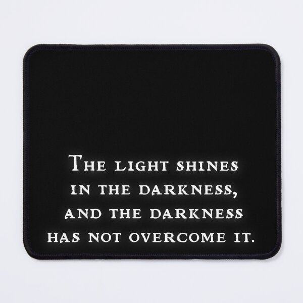 Item preview, John Light Darkness Bible Quote 2 designed and sold by BazaarShoppe.