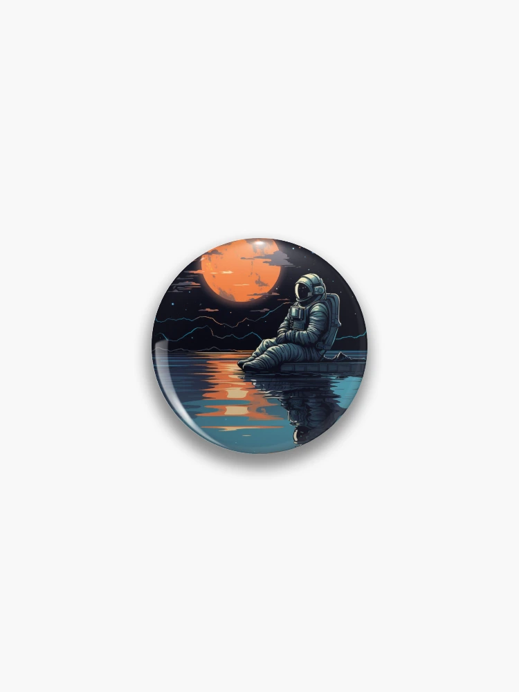 Thumbnail 1 of 3, Pin, Distant designed and sold by RiffraffDesigns.