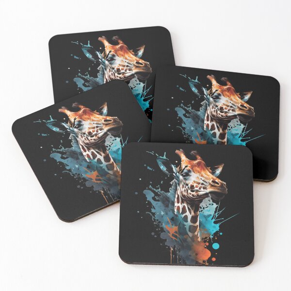 Item preview, Giraffe, a Long Neck and Distinctive Spotted Coat Animal designed and sold by MVDigitalArt.