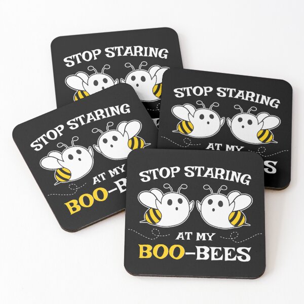Artikelvorschau, Hören Sie auf, auf meinen Boo Bees Ghost zu starren. Lustiges Halloween entworfen und verkauft von SaintMari.