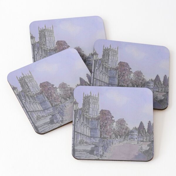 Item preview, Chipping Campden, Gloucestershire, Purple Fog Painting - An Idyllic Cotswold's Gem designed and sold by studioSharonKay.