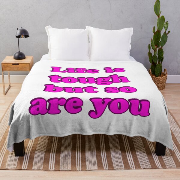 Item preview, Life Is Tough But So Are You - hot pink designed and sold by Inspirationmotivation.