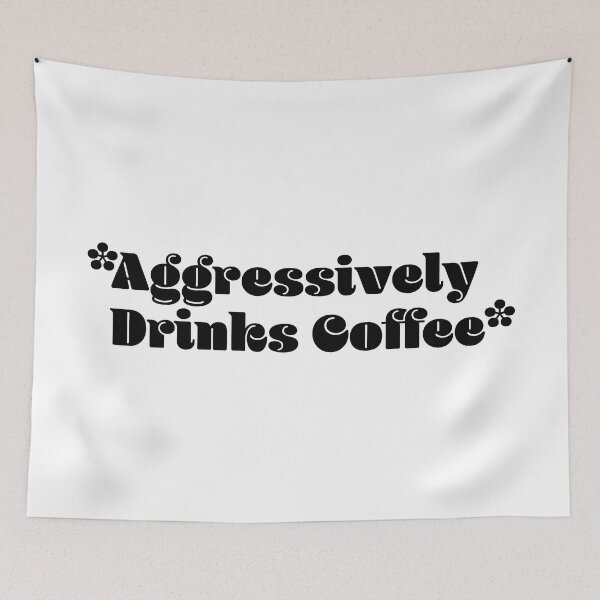 Item preview, *aggressively drinks coffee*  designed and sold by Wolka.