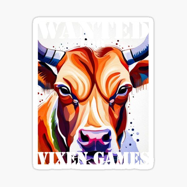 Item preview, Wanted for Vixen Games Big Bull poster designed and sold by Vixen-Games.