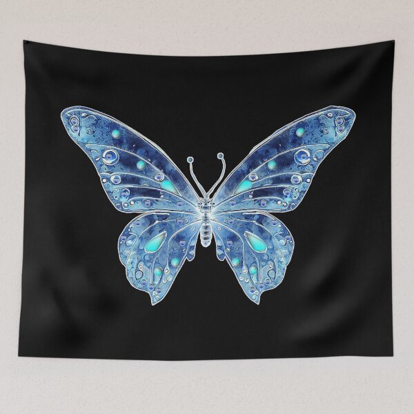 Item preview, Blue Grunge Steampunk Butterfly Isolated designed and sold by Retro Art Factory.