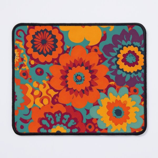 Item preview, Flower Power Colourful Flower Pattern designed and sold by druidwolfart.