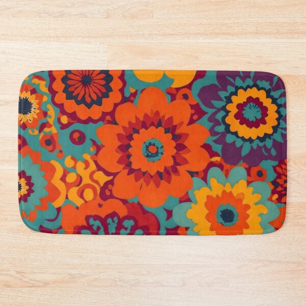 Item preview, Flower Power Colourful Flower Pattern designed and sold by druidwolfart.