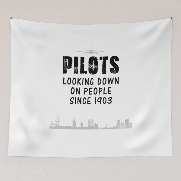 Item preview, Pilots Looking Down On People Since 1903 designed and sold by onceproject.