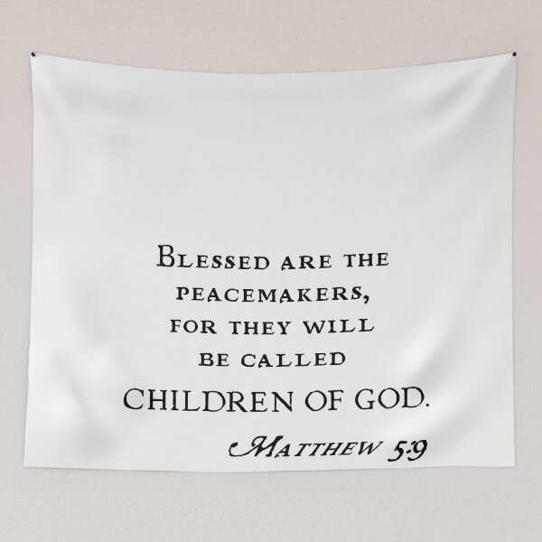 Item preview, Matthew 5:9 Children of God Bible Quote 2 designed and sold by BazaarShoppe.
