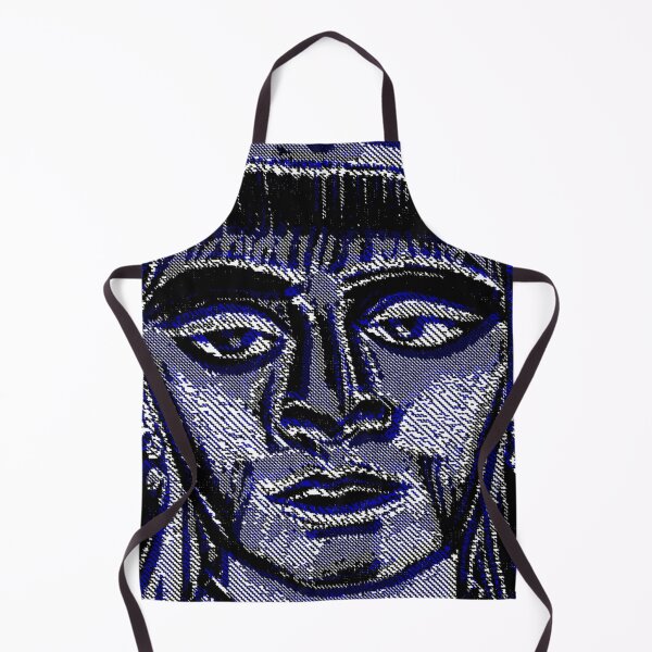 Item preview, Blue indigenous face. designed and sold by MirBer.